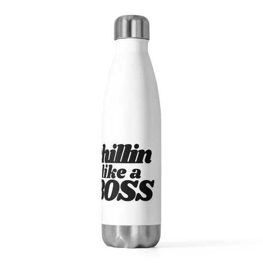 Eco-Friendly Insulated Stainless Steel Water Bottle – 20 oz | “Chillin Like a Boss” - SheCanBoss