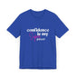 Confidence is My Superpower Jersey T-Shirt - SheCanBoss