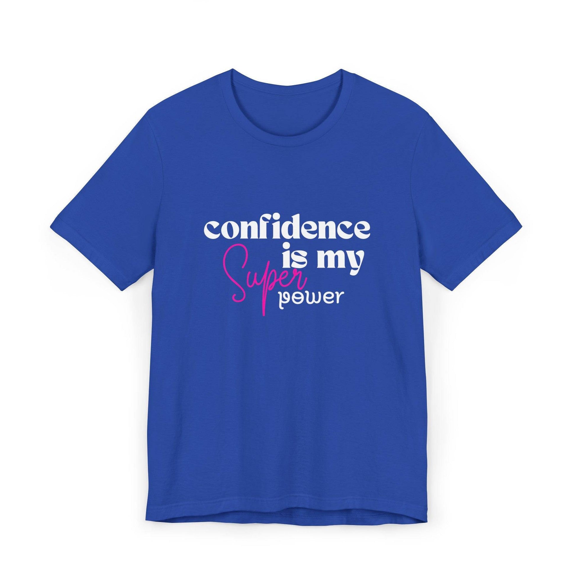 Confidence is My Superpower Jersey T-Shirt - SheCanBoss