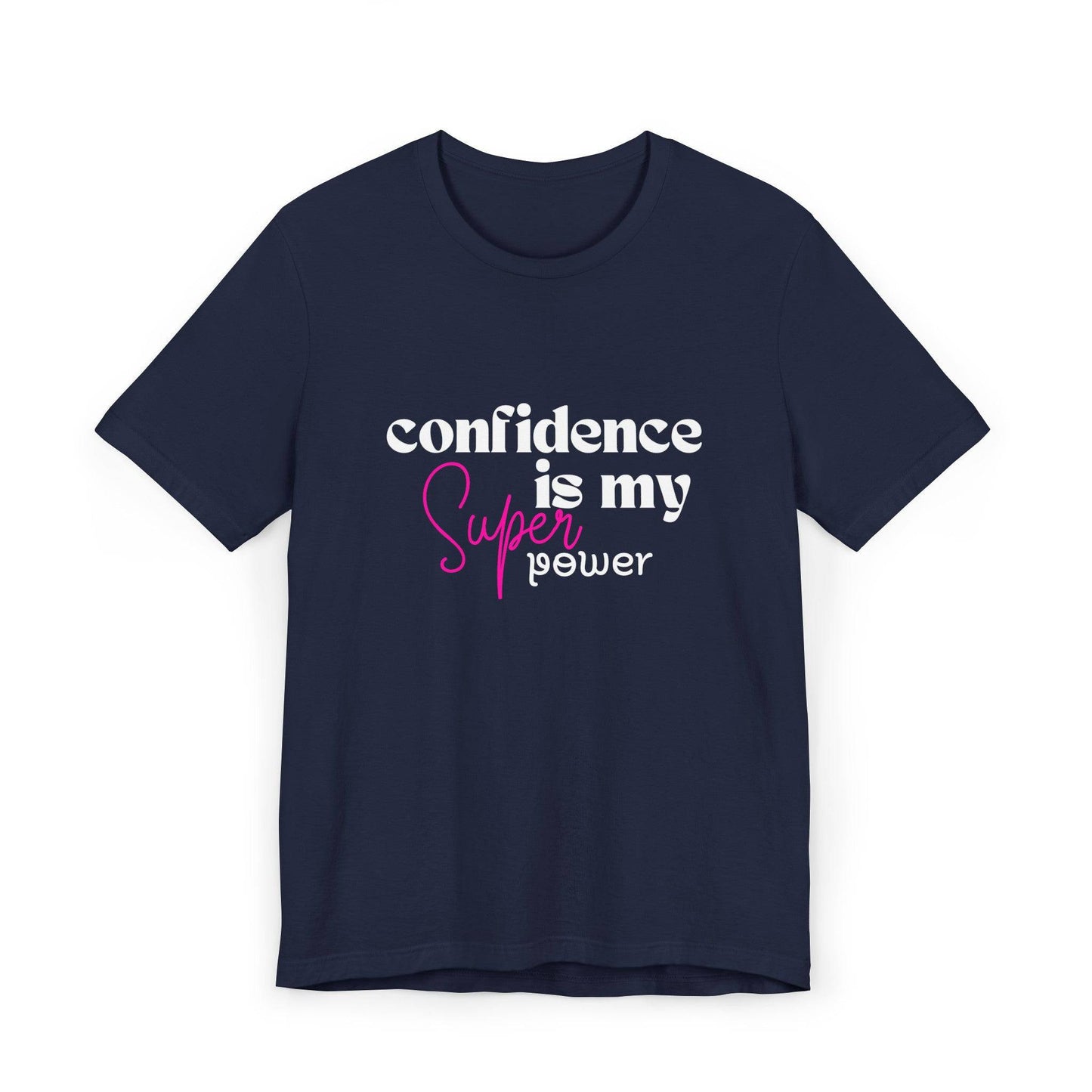 Confidence is My Superpower Jersey T-Shirt - SheCanBoss