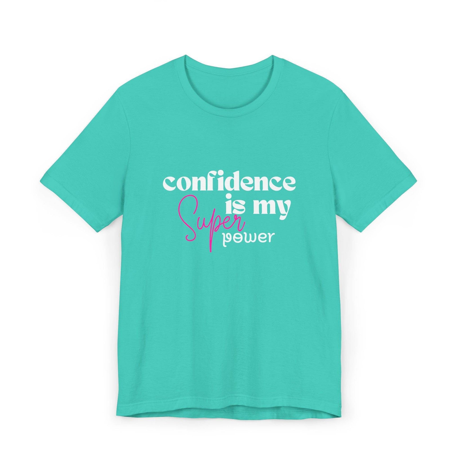 Confidence is My Superpower Jersey T-Shirt - SheCanBoss