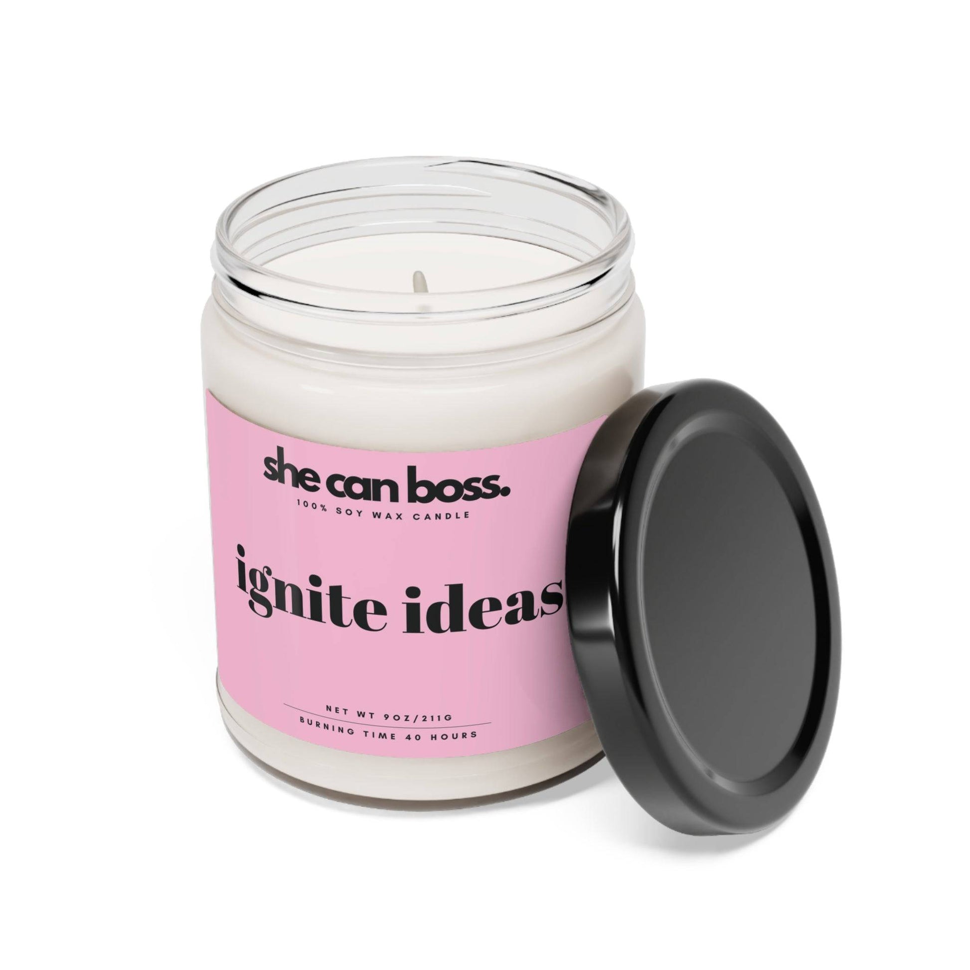 Ignite Ideas SheCanBoss Scented Soy Candle, 9oz - SheCanBoss