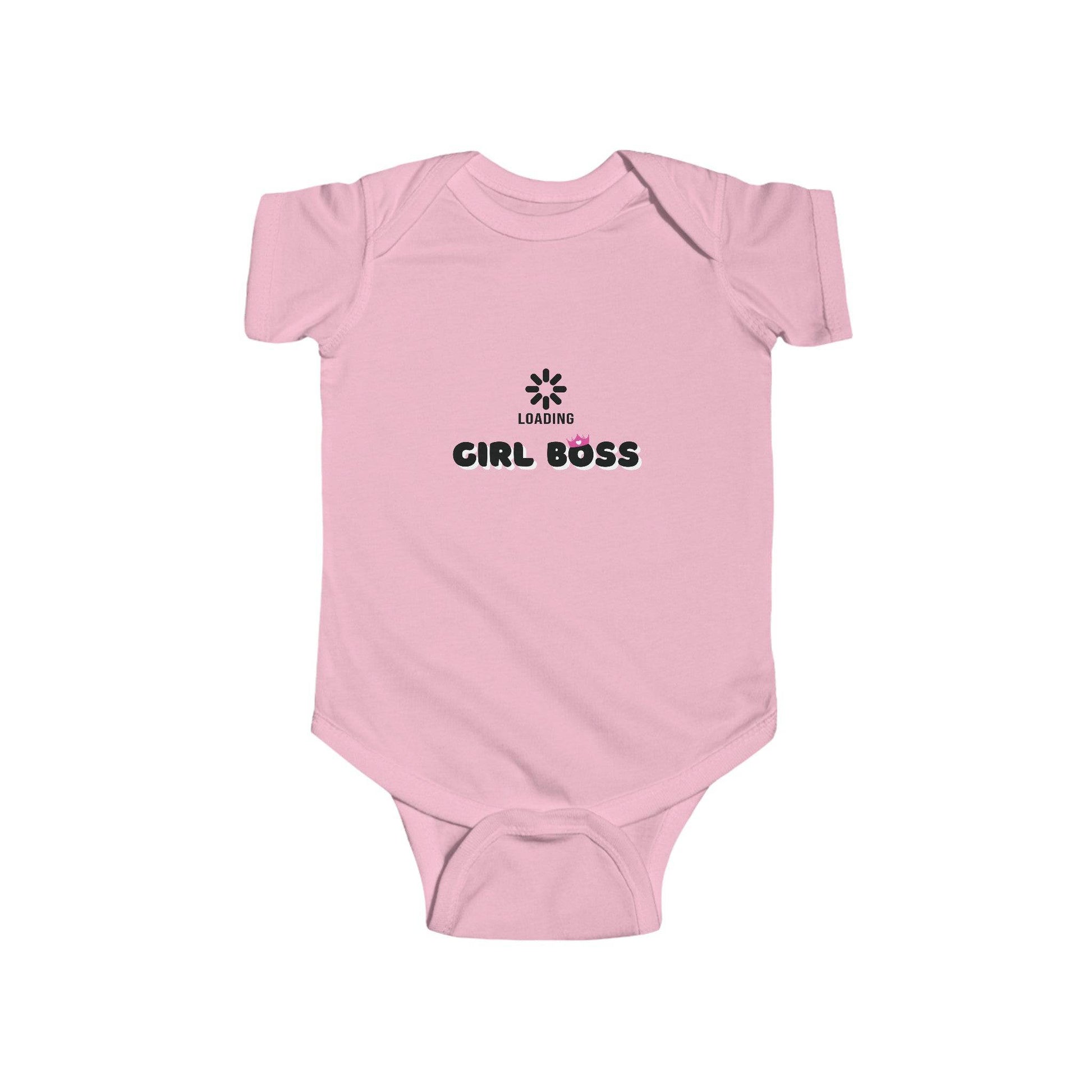 Little Girl Boss Infant Fine Jersey Onesie - SheCanBoss