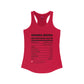 Mama Boss Nutrition Facts Women's Ideal Racerback Tank - SheCanBoss