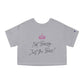 Not Bossy, Just the Boss Champion Women's Cropped T-Shirt - SheCanBoss