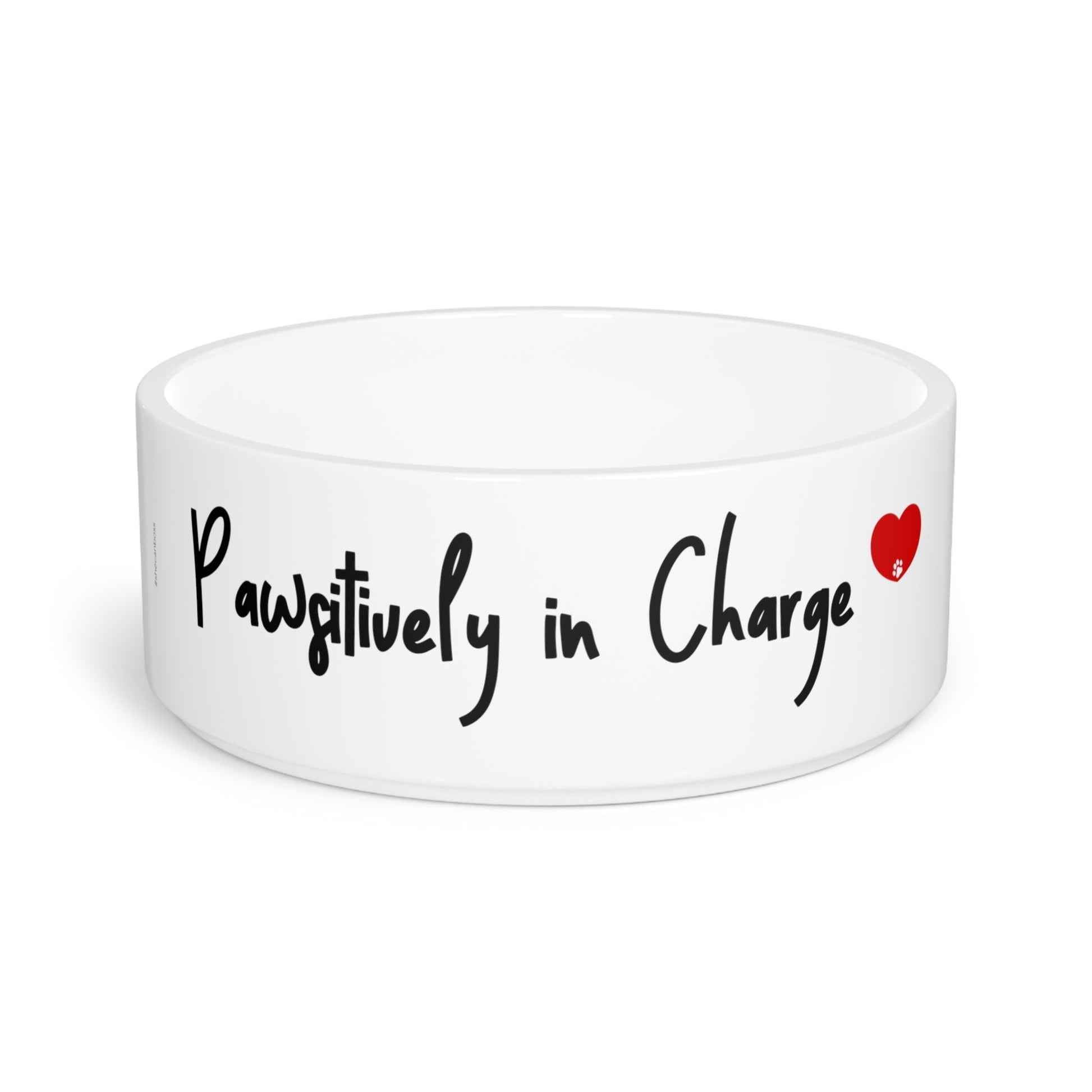 Pawsitively in Charge Pet Bowl - SheCanBoss