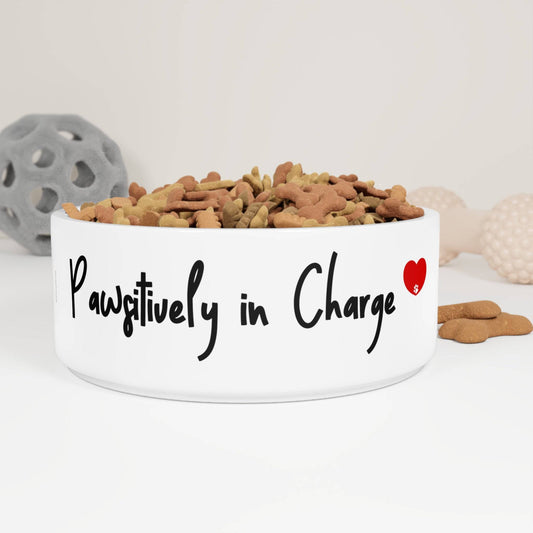 Pawsitively in Charge Pet Bowl - SheCanBoss